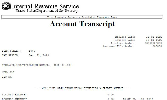 Account Transcript